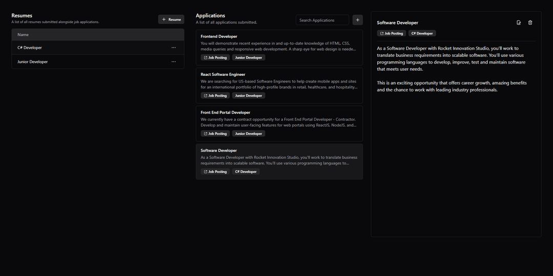 Job Application Manager